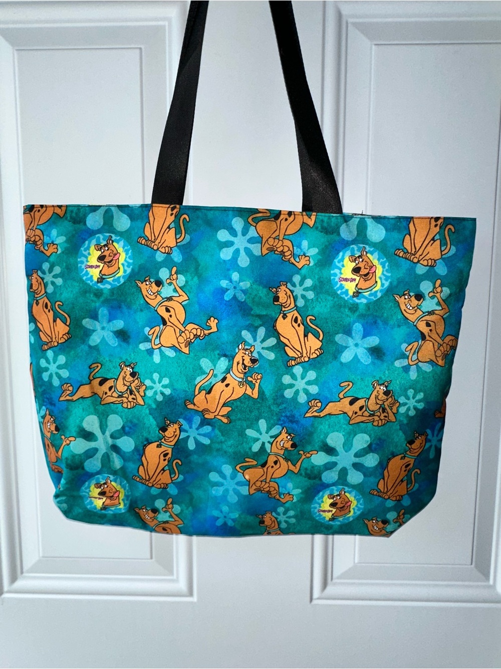 Scooby-Doo Blue & Teal Graphic Tote Bag